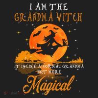 I Am The Grandma Witch Halloween Gift Hat thumb 2