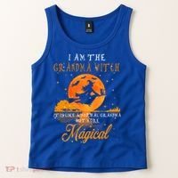 I Am The Grandma Witch Halloween Gift Tank Top thumb 2