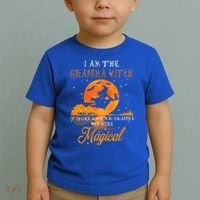 I Am The Grandma Witch Halloween Gift Toddler T-Shirt thumb 2