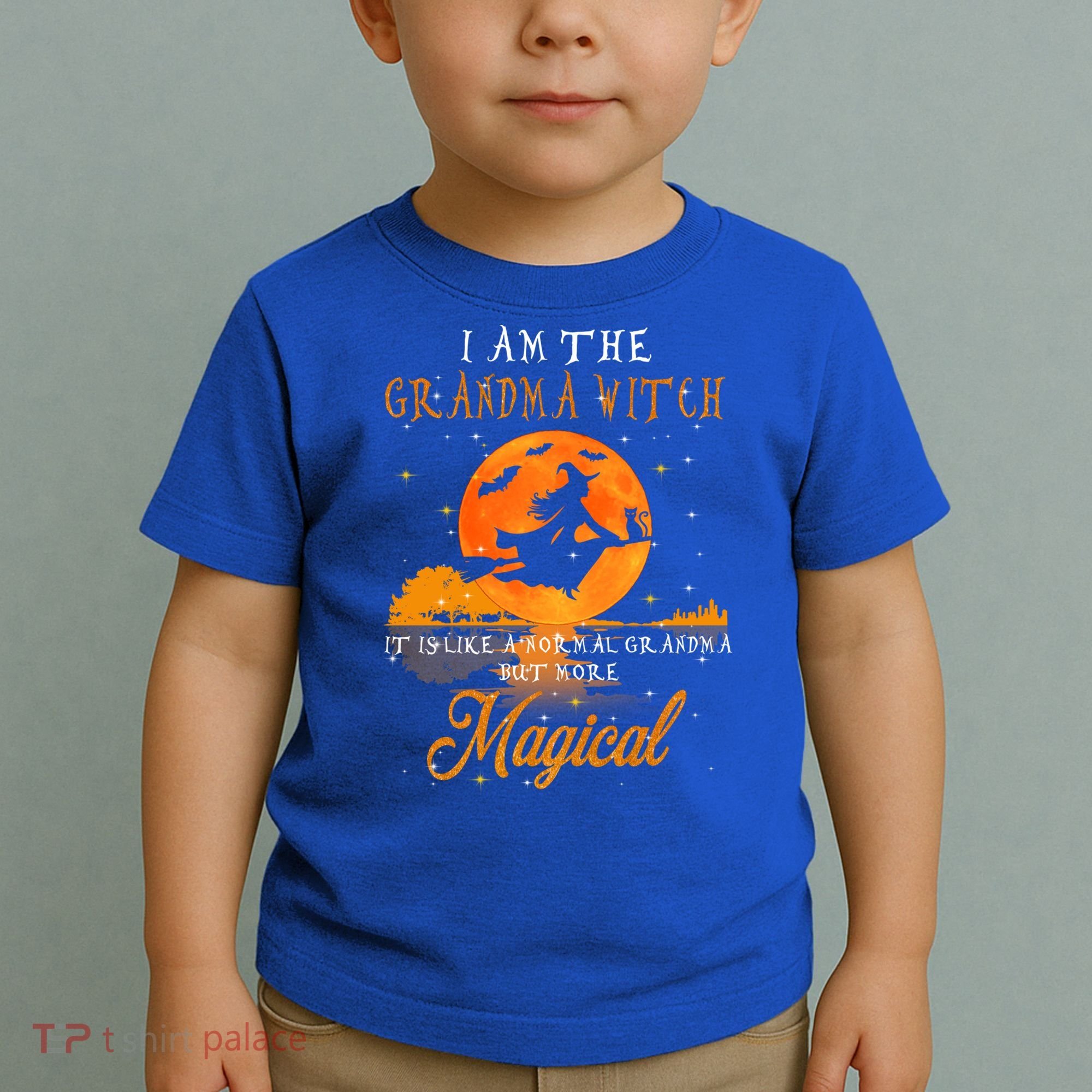 I Am The Grandma Witch Halloween Gift Toddler T-Shirt