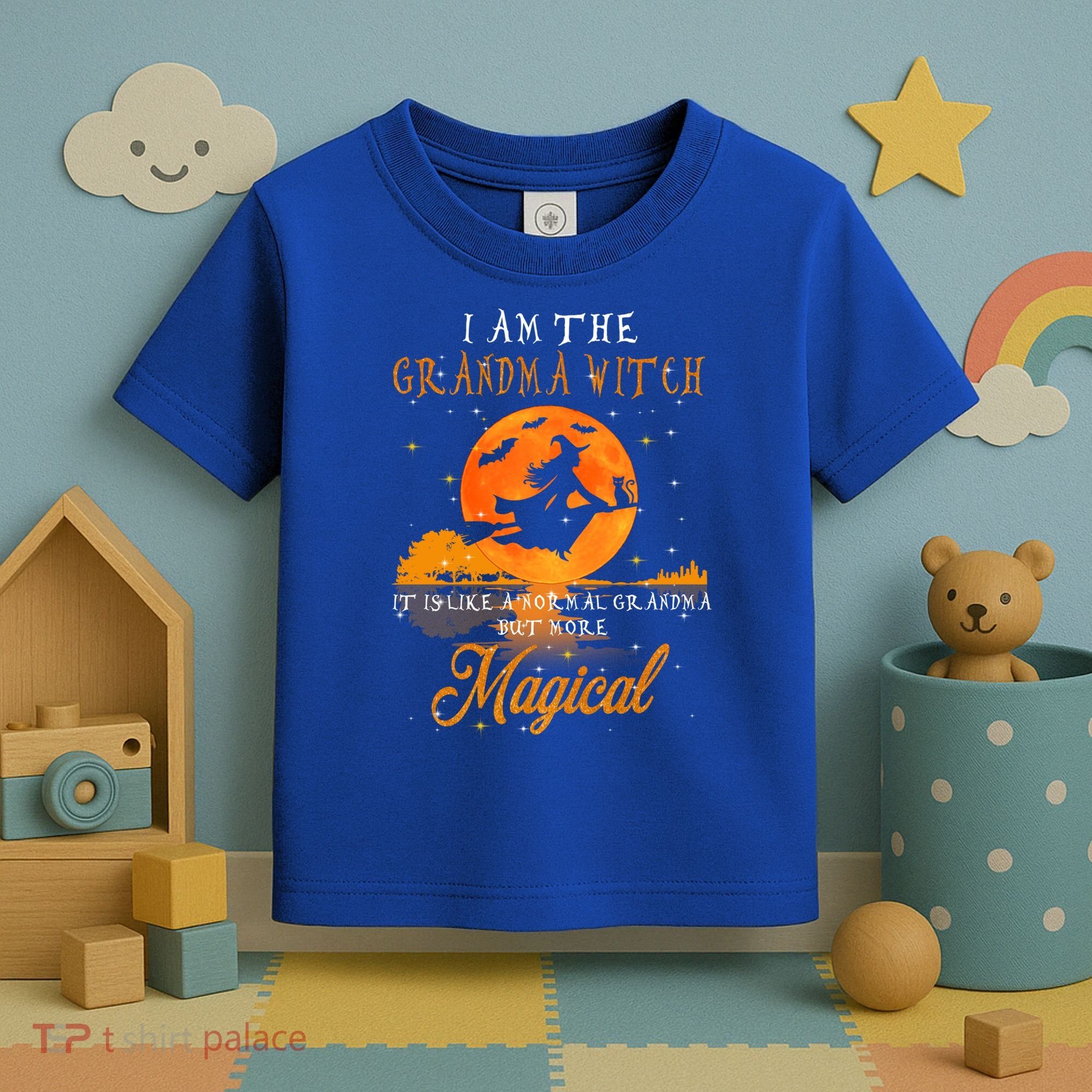 I Am The Grandma Witch Halloween Gift Toddler T-Shirt