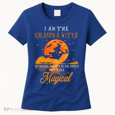 I Am The Grandma Witch Halloween Gift Women's T-Shirt