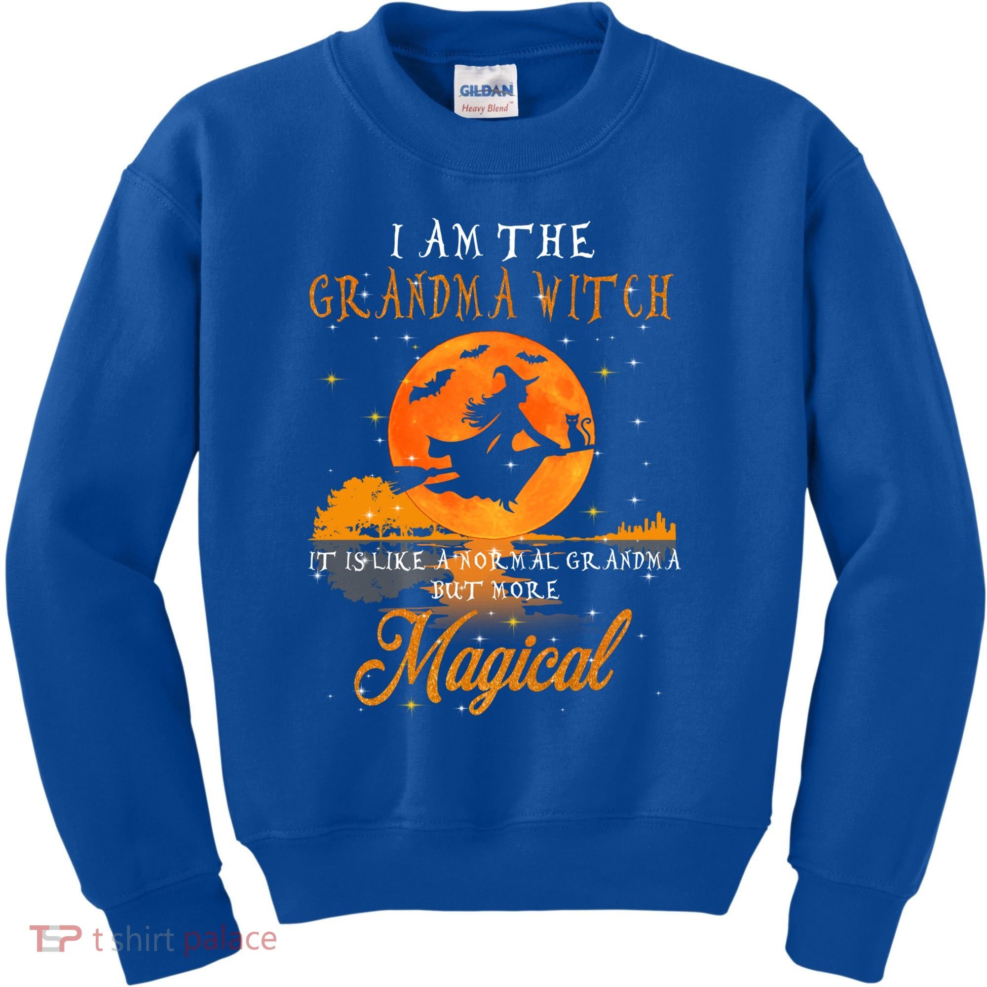 I Am The Grandma Witch Halloween Gift Kids Sweatshirt