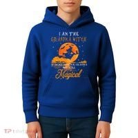 I Am The Grandma Witch Halloween Gift Kids Hoodie thumb 4