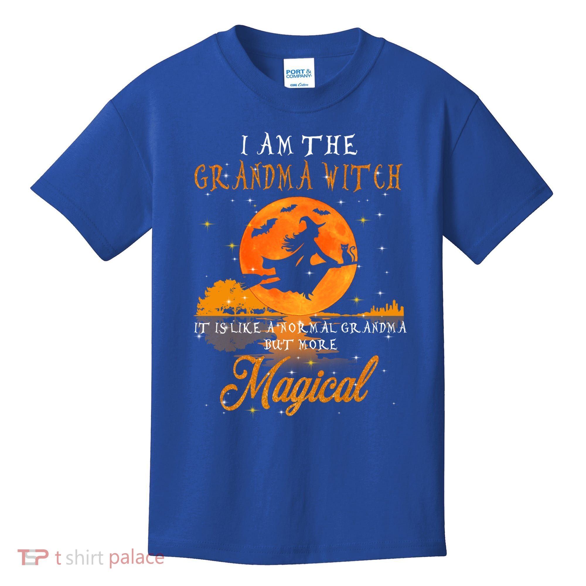 I Am The Grandma Witch Halloween Gift Kids T-Shirt