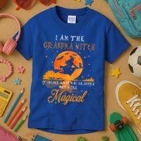I Am The Grandma Witch Halloween Gift Kids T-Shirt thumb 3