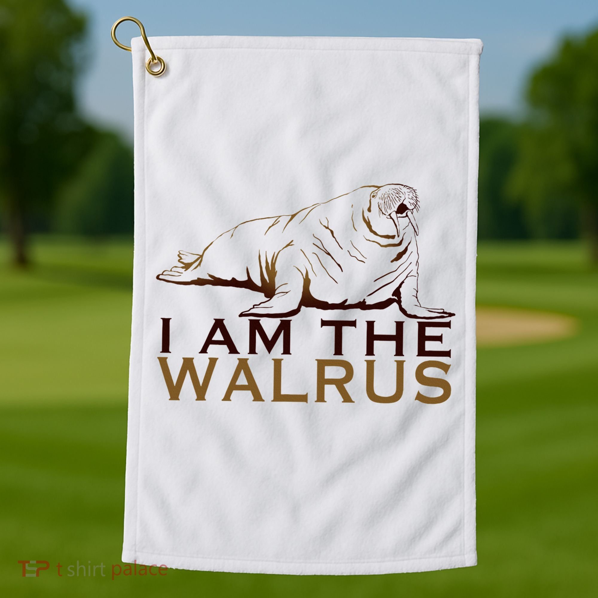 I Am The Walrus Golf Towel