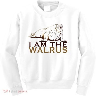 I Am The Walrus Kids Sweatshirt