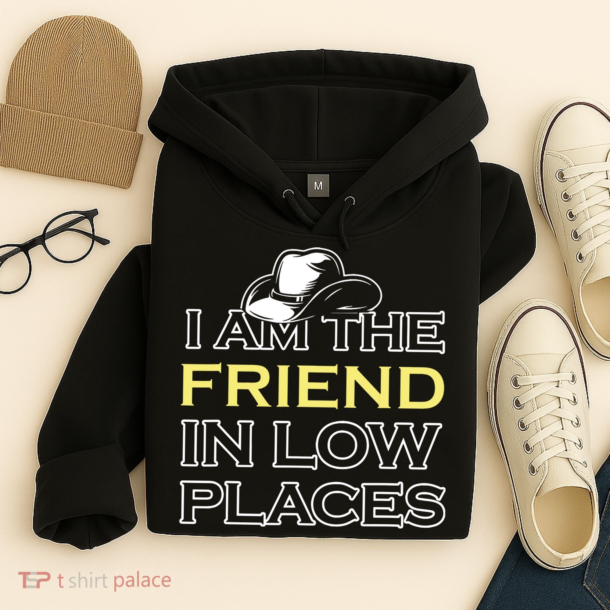 I Am The Friend In Low Places Hoodie
