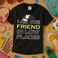 I Am The Friend In Low Places Kids T-Shirt thumb 3