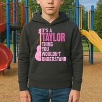 Its A Taylor Thing You Wouldnt Understand Guitar Kids Hoodie thumb 2