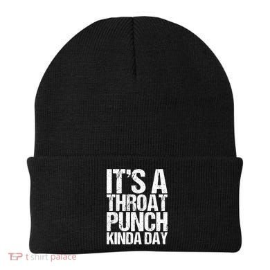 It's A Throat Punch Kinda Day Cute Gift Beanie