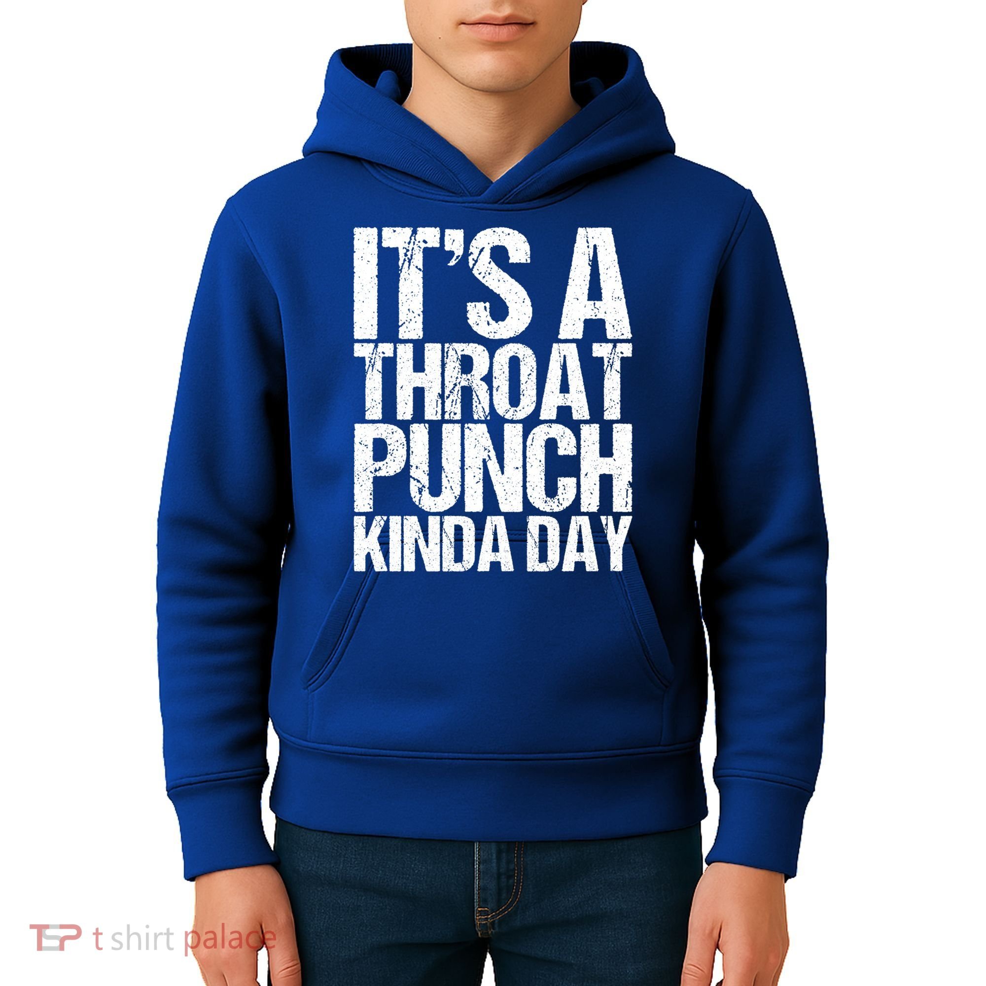 It's A Throat Punch Kinda Day Cute Gift Kids Hoodie