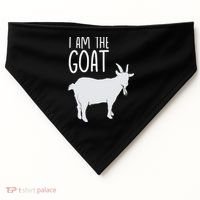 I Am The GOAT Greatest Of All Time Athletics Gift USA-Made Doggie Bandana thumb 0