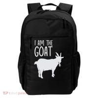 I Am The GOAT Greatest Of All Time Athletics Gift Backpack thumb 0