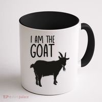 I Am The GOAT Greatest Of All Time Athletics Gift Coffee Mug thumb 1