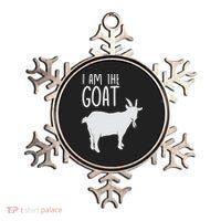 I Am The GOAT Greatest Of All Time Athletics Gift Ornament thumb 0