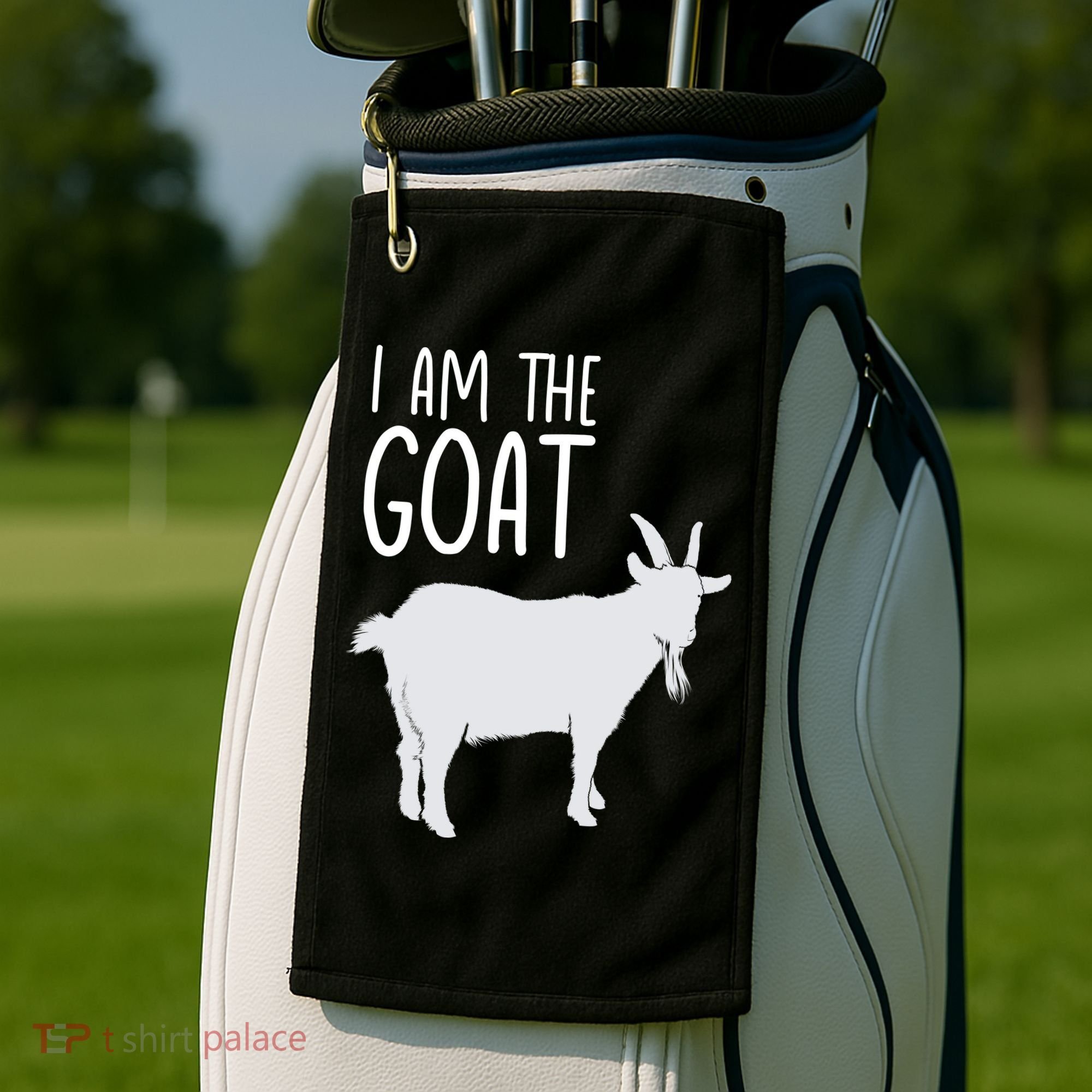 I Am The GOAT Greatest Of All Time Athletics Gift Golf Towel