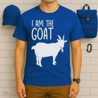 I Am The GOAT Greatest Of All Time Athletics Gift T-Shirt thumb 6