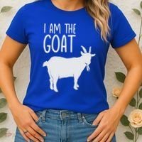 I Am The GOAT Greatest Of All Time Athletics Gift Women's T-Shirt thumb 2