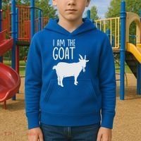 I Am The GOAT Greatest Of All Time Athletics Gift Kids Hoodie thumb 2