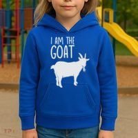I Am The GOAT Greatest Of All Time Athletics Gift Kids Hoodie thumb 3