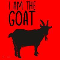 I Am The GOAT Greatest Of All Time Athletics Gift Santa Hat thumb 1