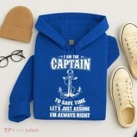 I Am The Captain Boat Captain Funny Gift Hoodie thumb 4