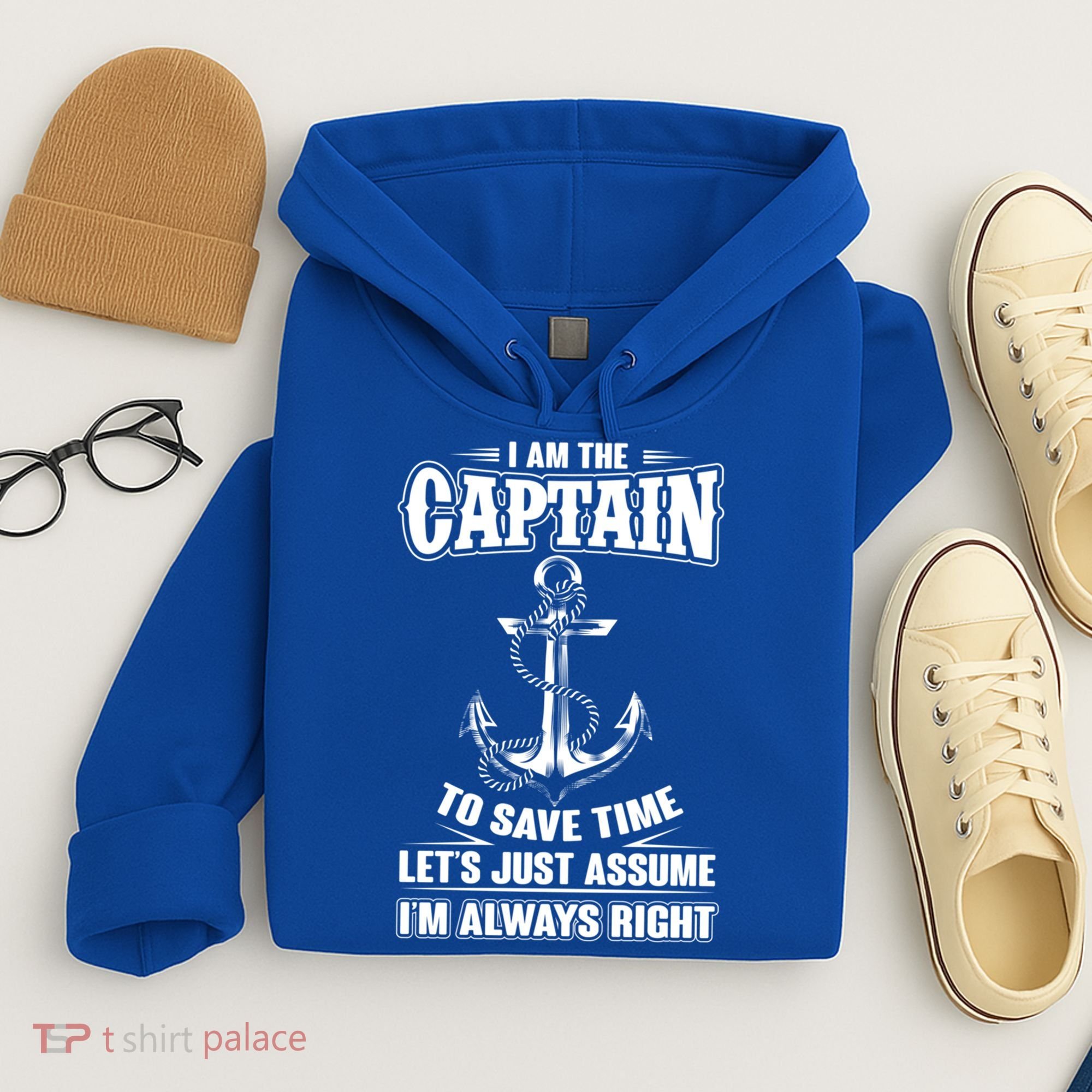 I Am The Captain Boat Captain Funny Gift Hoodie