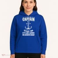 I Am The Captain Boat Captain Funny Gift Hoodie thumb 5