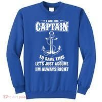 I Am The Captain Boat Captain Funny Gift Sweatshirt thumb 0