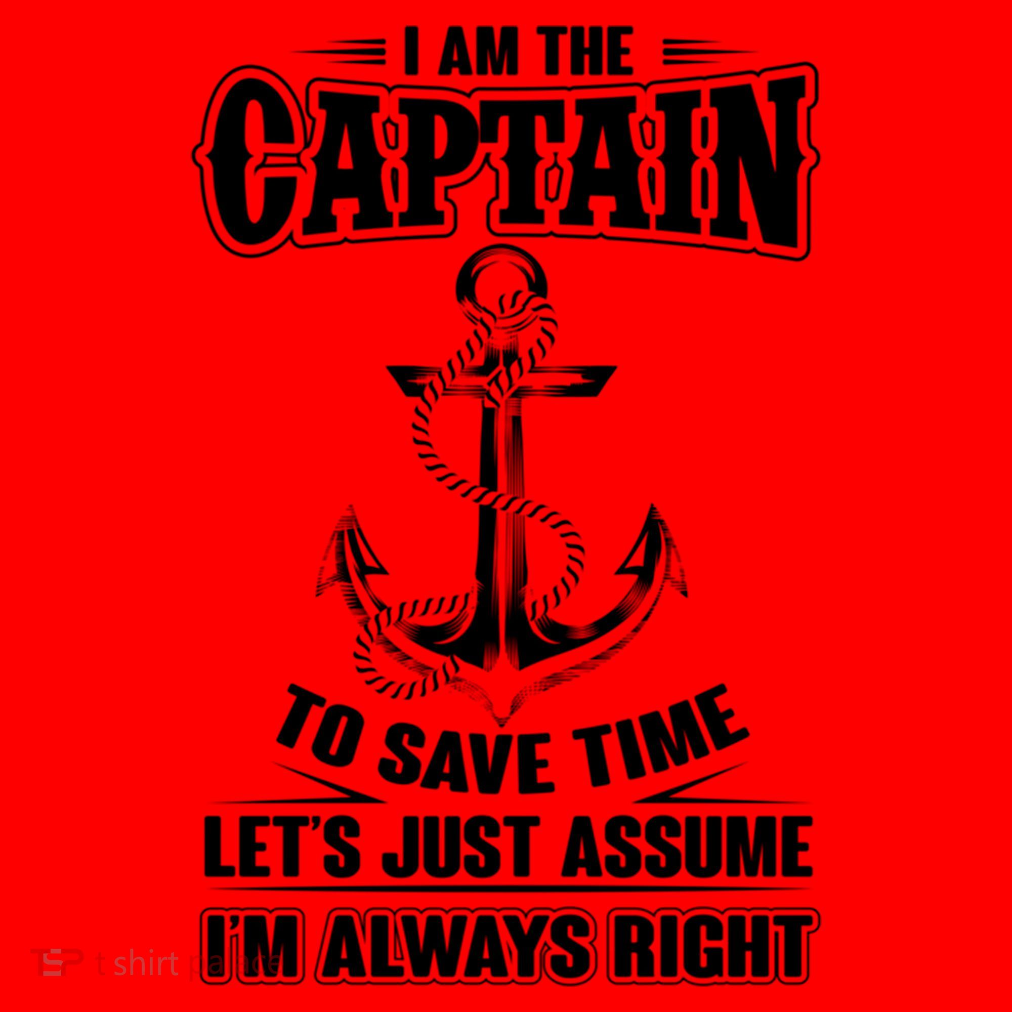 I Am The Captain Boat Captain Funny Gift Santa Hat