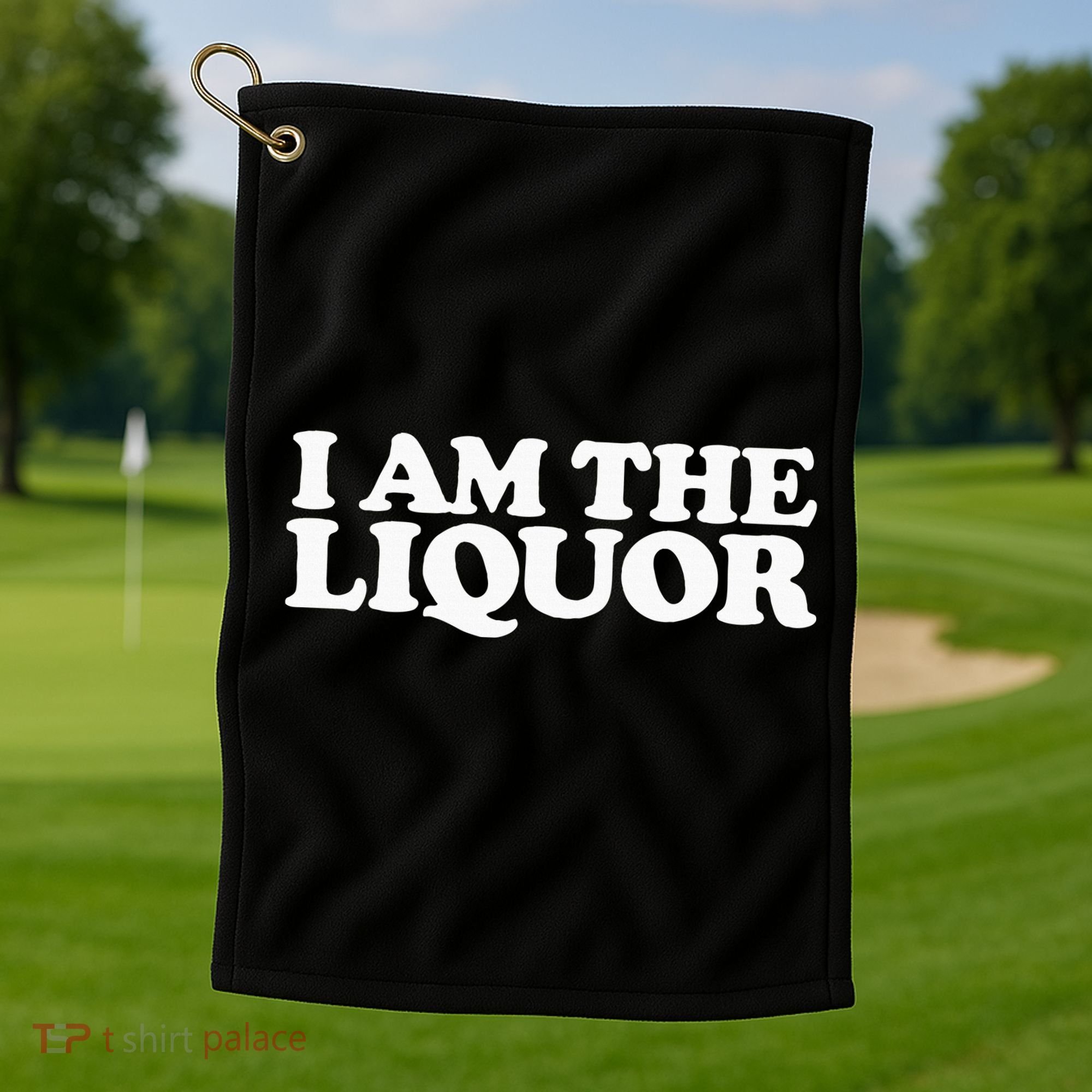 I Am The Liquor Golf Towel