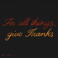 In All Things Give Thanks Thanksgiving Inspirational Coaster thumb 2