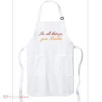 In All Things Give Thanks Thanksgiving Inspirational Apron thumb 0