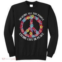 Imagine All The People Living Life In Peace Sweatshirt thumb 0
