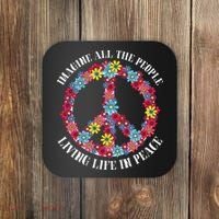 Imagine All The People Living Life In Peace Coaster thumb 0