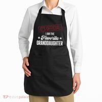 I Am The Favorite Granddaughter Funny Apron thumb 2