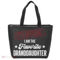 I Am The Favorite Granddaughter Funny Tote Bag thumb 0