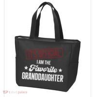 I Am The Favorite Granddaughter Funny Tote Bag thumb 3