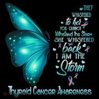 I Am The Storm Thyroid Cancer Awareness Butterfly Gift Coffee Mug thumb 5