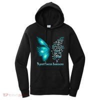 I Am The Storm Thyroid Cancer Awareness Butterfly Gift Women's Hoodie thumb 0