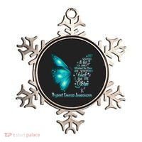 I Am The Storm Thyroid Cancer Awareness Butterfly Gift Ornament thumb 0
