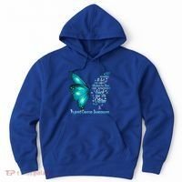 I Am The Storm Thyroid Cancer Awareness Butterfly Gift Hoodie thumb 0