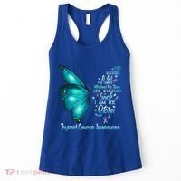 I Am The Storm Thyroid Cancer Awareness Butterfly Gift Women's Tank Top thumb 0
