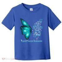 I Am The Storm Thyroid Cancer Awareness Butterfly Gift Toddler T-Shirt thumb 0