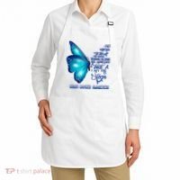 I Am The Storm Colon Cancer Awareness Butterfly Apron thumb 2