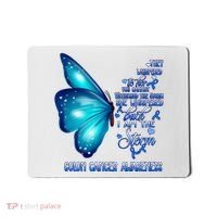 I Am The Storm Colon Cancer Awareness Butterfly Mousepad thumb 0