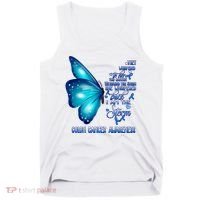 I Am The Storm Colon Cancer Awareness Butterfly Tank Top thumb 0