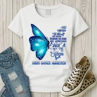 I Am The Storm Colon Cancer Awareness Butterfly Women's T-Shirt thumb 3